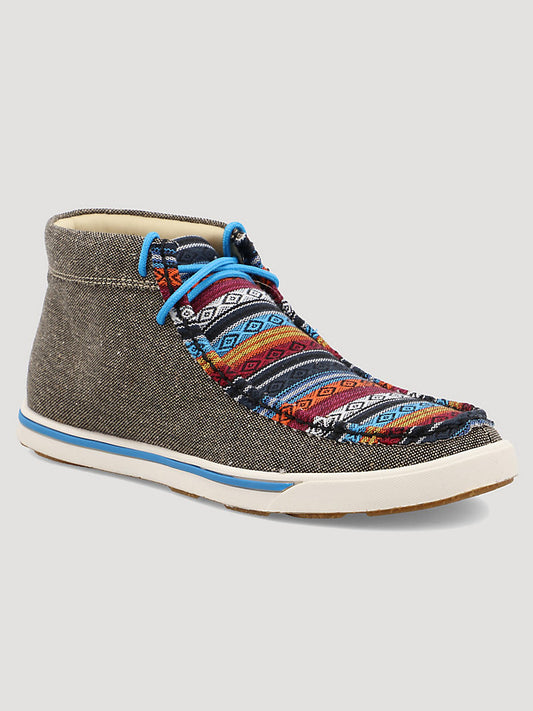 TWISTED X WRANGLER WOMEN'S SOUTHWESTERN HIGH TOP CHUKKA SNEAKER