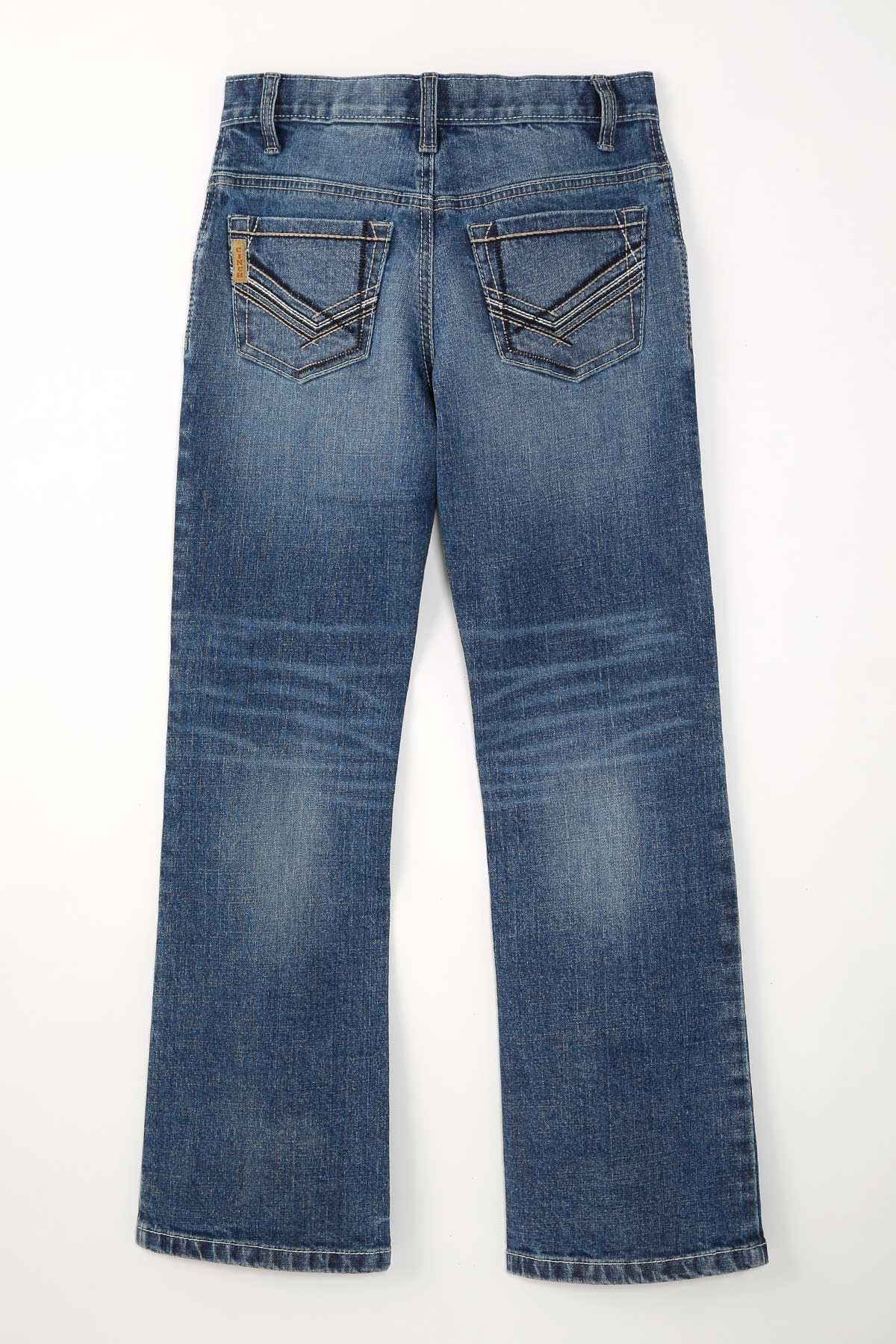 CINCH BOY'S RELAXED FIT JEAN - MEDIUM STONEWASH