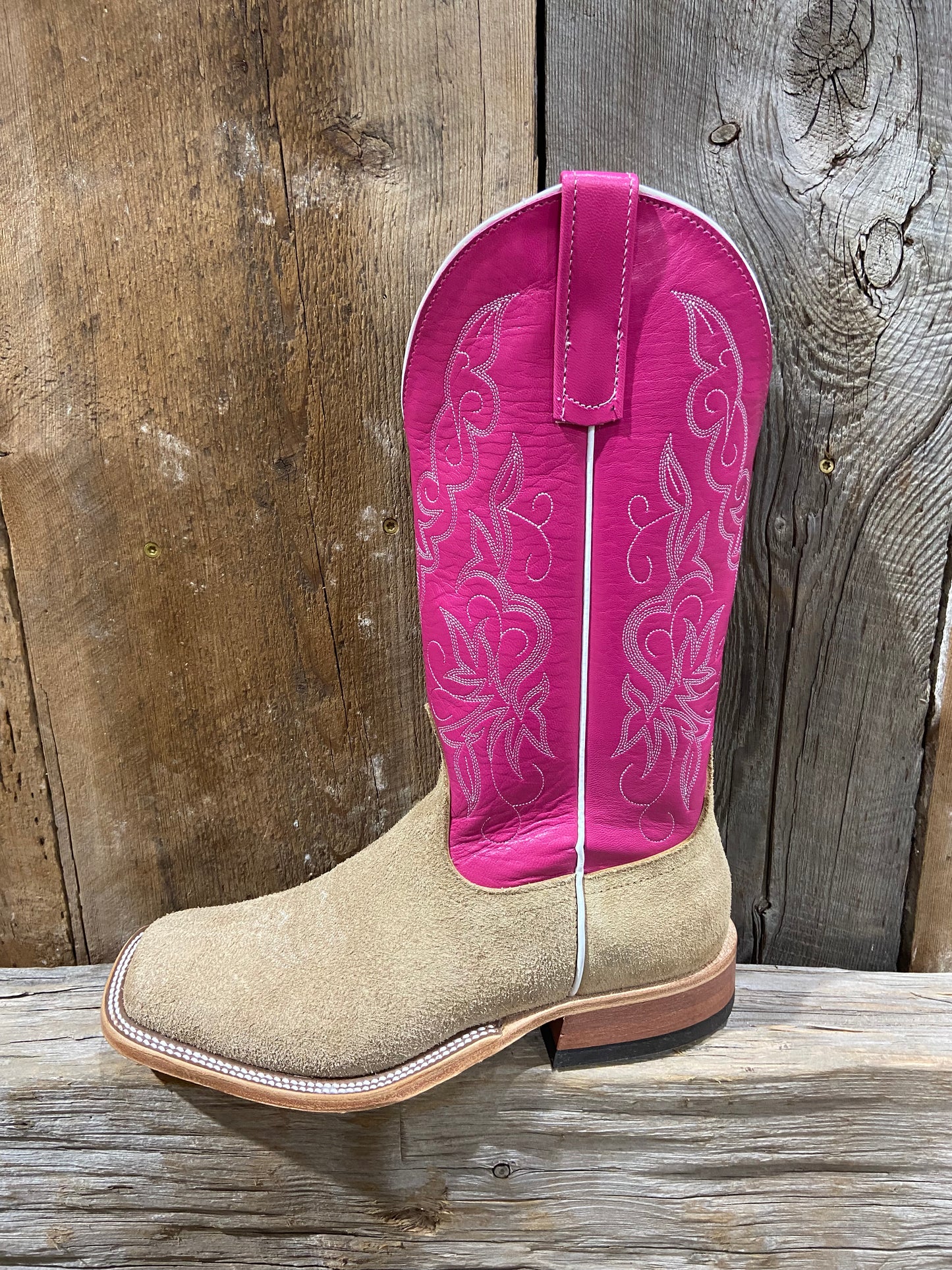 ANDERSON BEAN TAN CRAZYHORSE REVERSE BOOTS – Yee Haw Ranch Outfitters