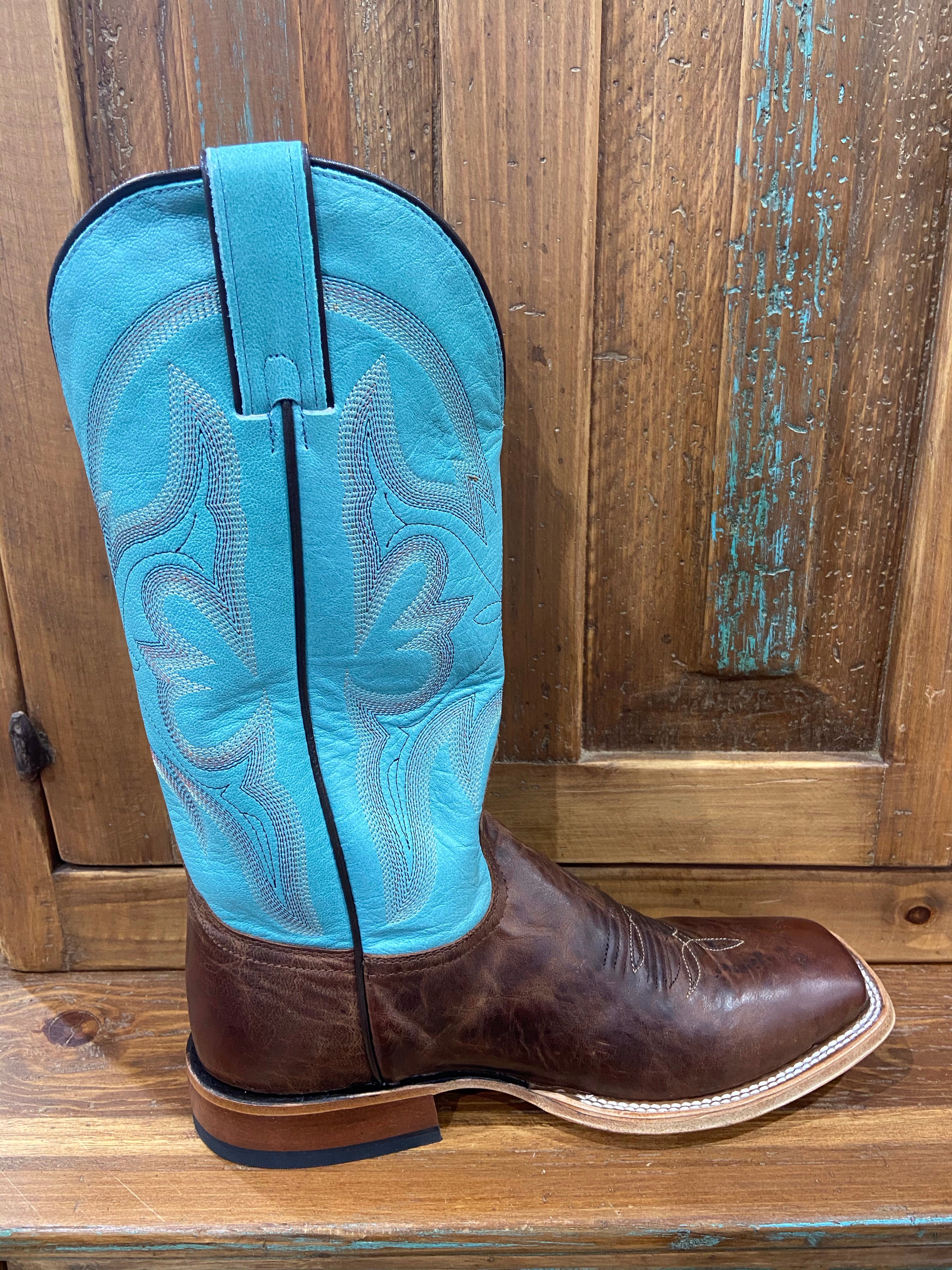 Tony lama clearance blue boots