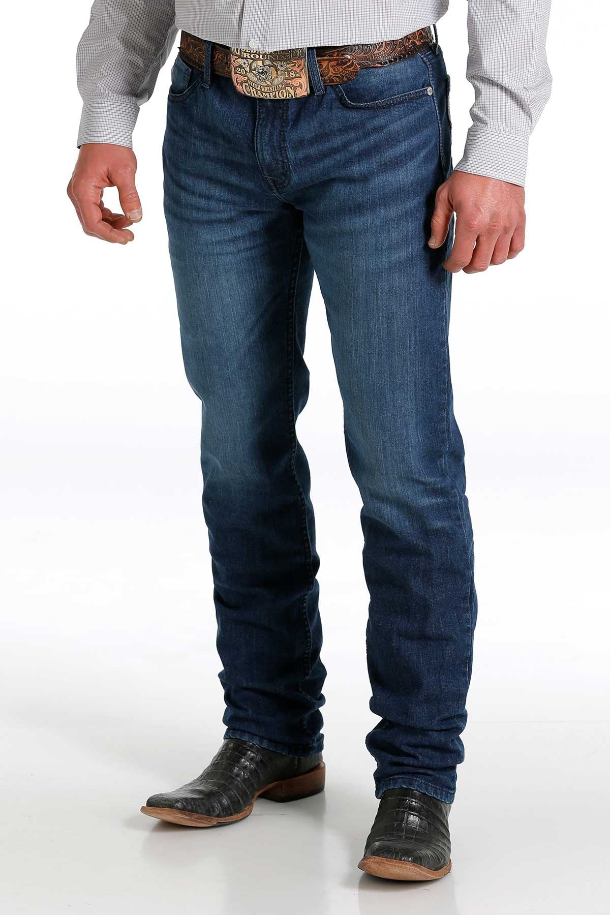 CINCH MEN'S SLIM FIT JESSE - DARK STONEWASH – Yee Haw Ranch Outfitters